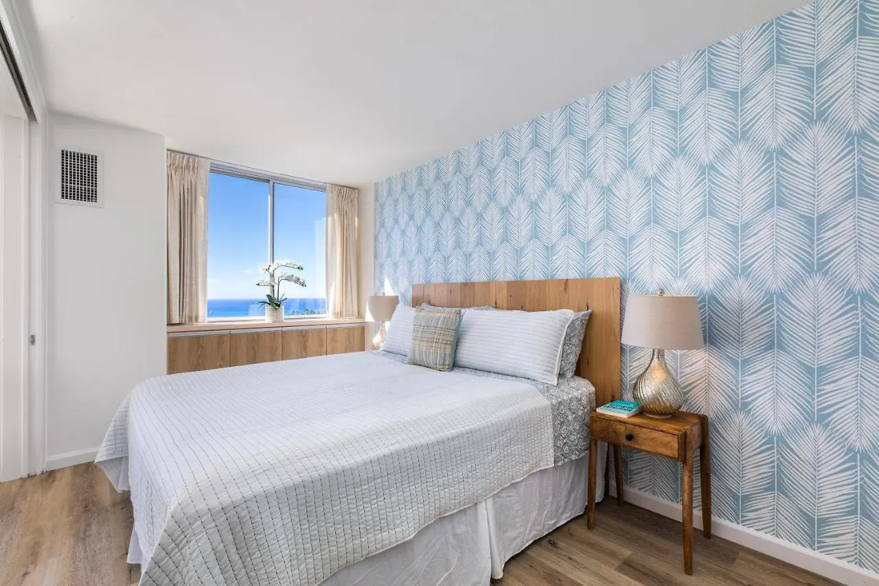 アパート Ilikai Collection # 12. Corner Oceanfront Condo ホノルル
