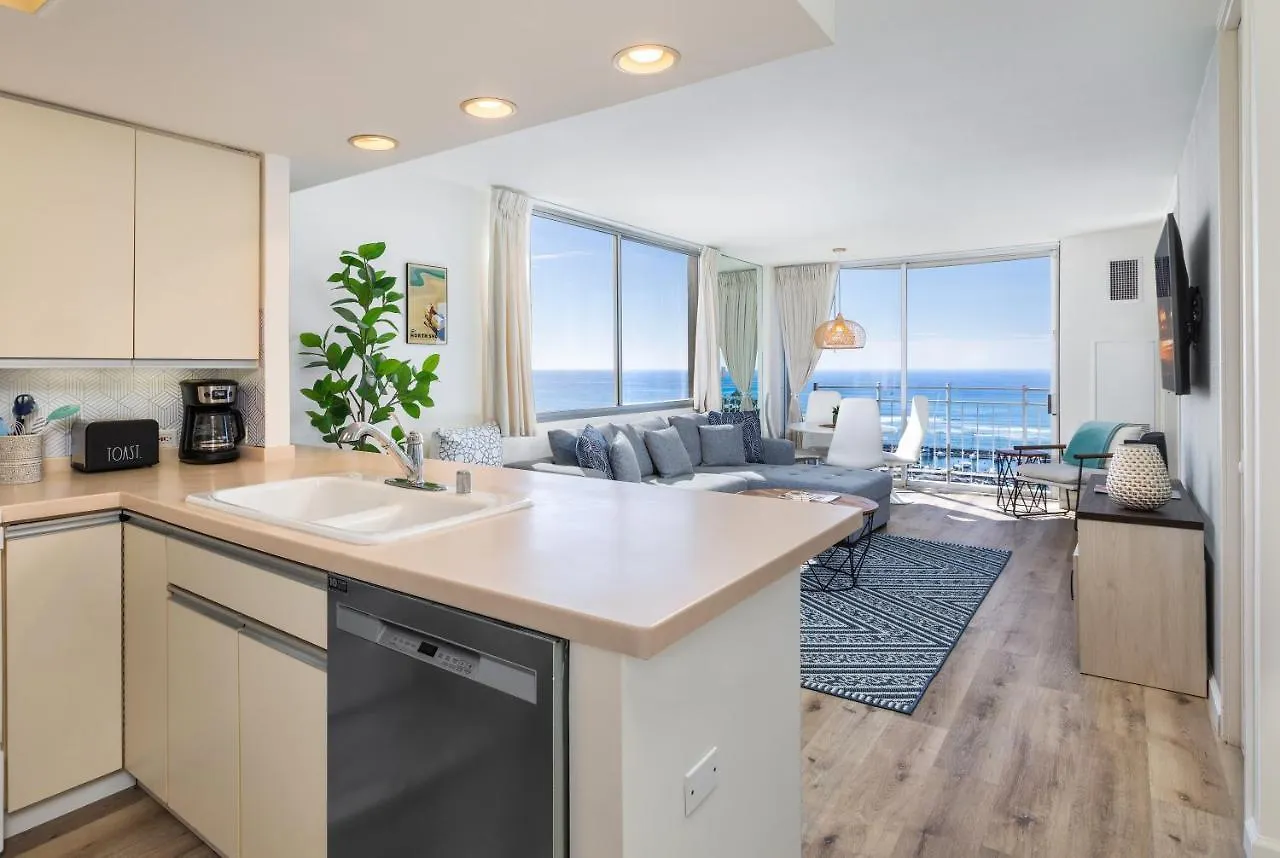 アパート Ilikai Collection # 12. Corner Oceanfront Condo ホノルル 米国